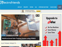 Tablet Screenshot of electrofriends.com